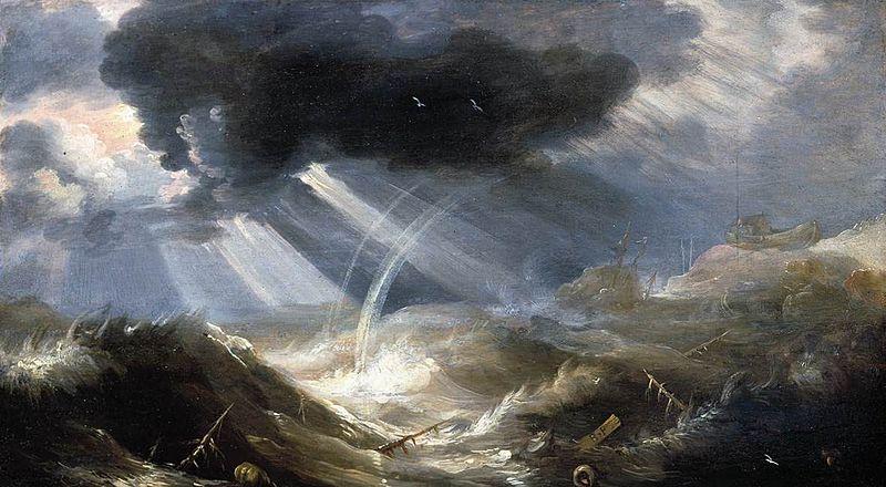 Bonaventura Peeters The Great Flood Sweden oil painting art